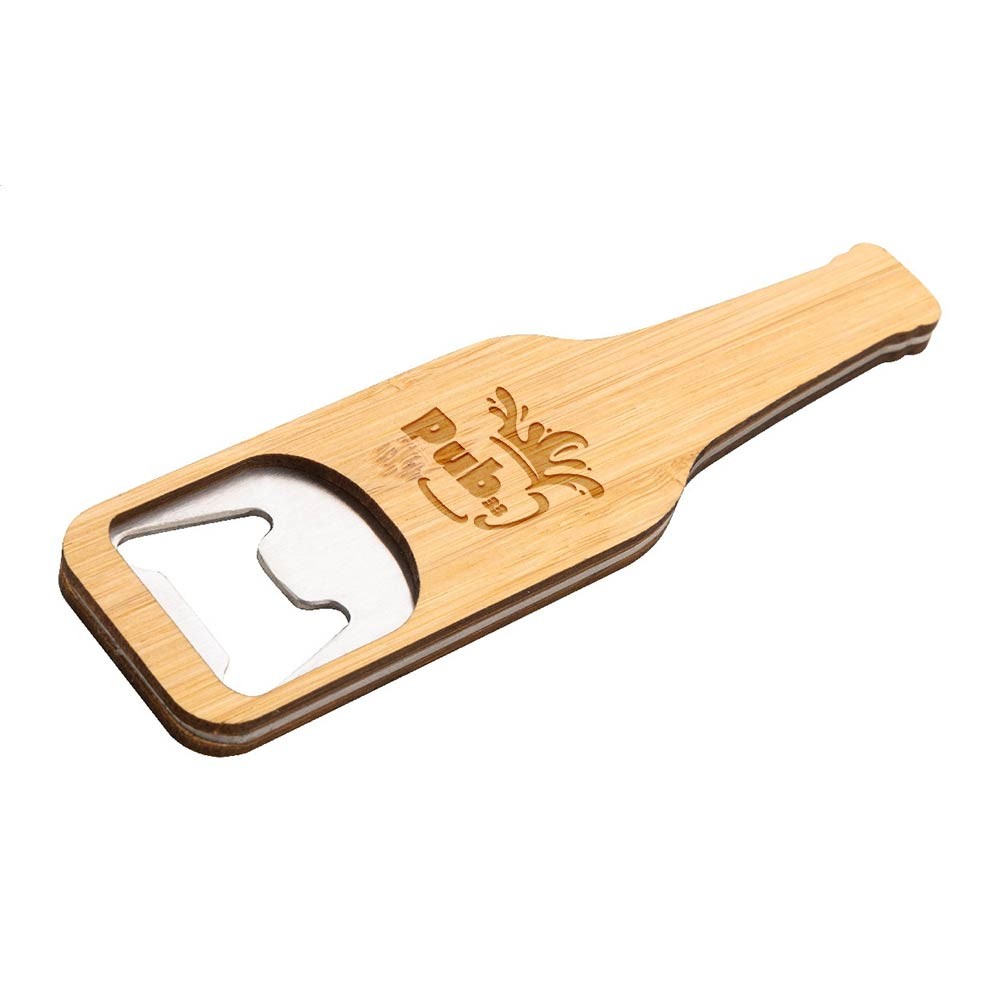 Bamboe Flesopener - Arendonk bedrukken met logo