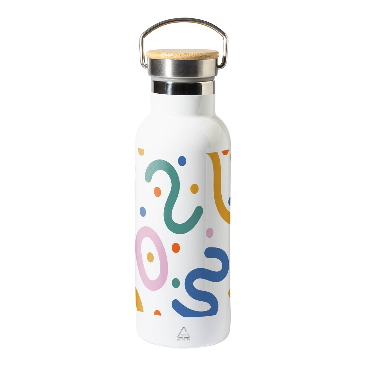 Renaslu Subo thermosfles van gerecycled rvs voor sublimatiedruk, 500 ml