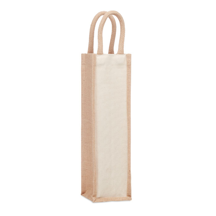 Jute wijnfles tas - Kuurne