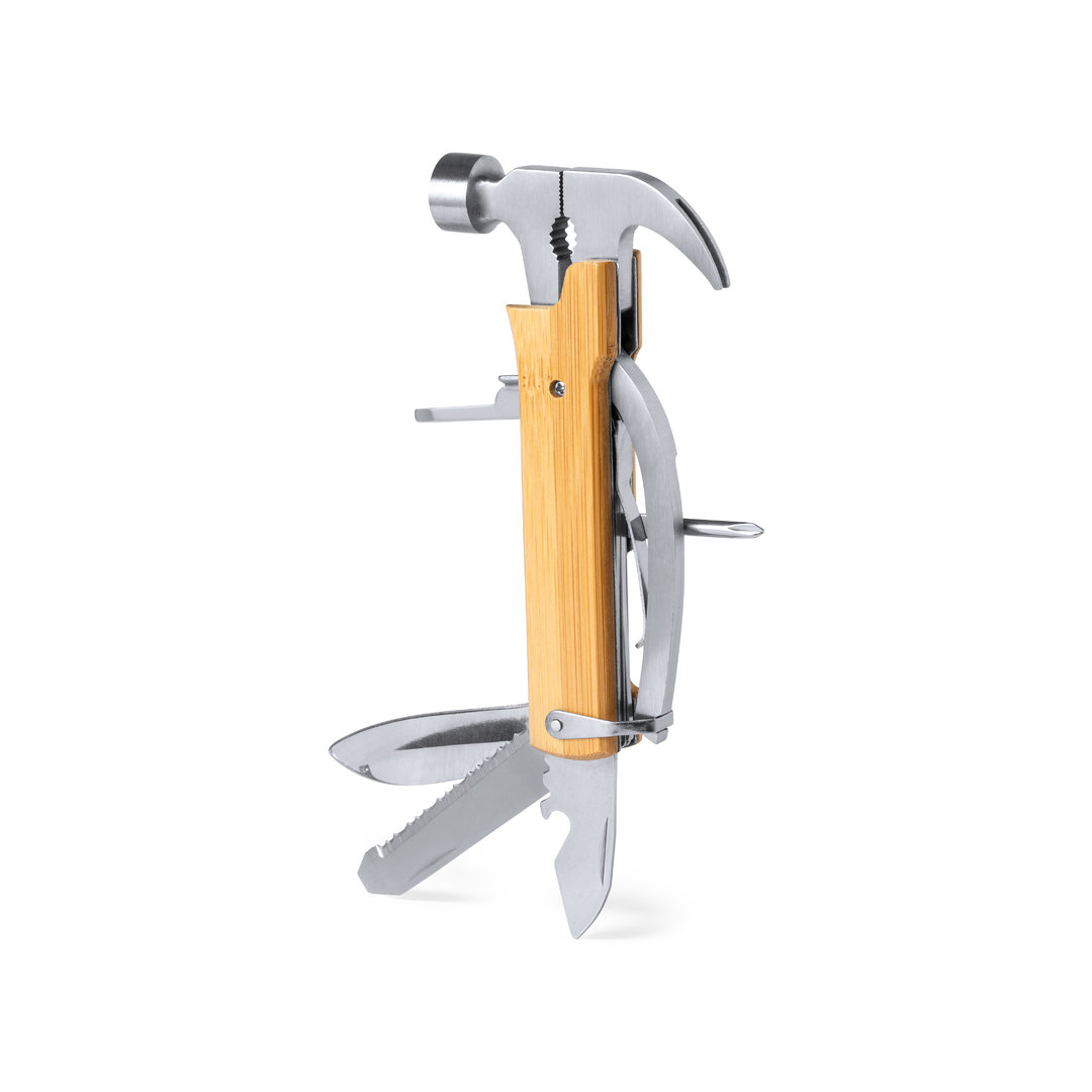 Multitool met bamboe handvat - Poperinge