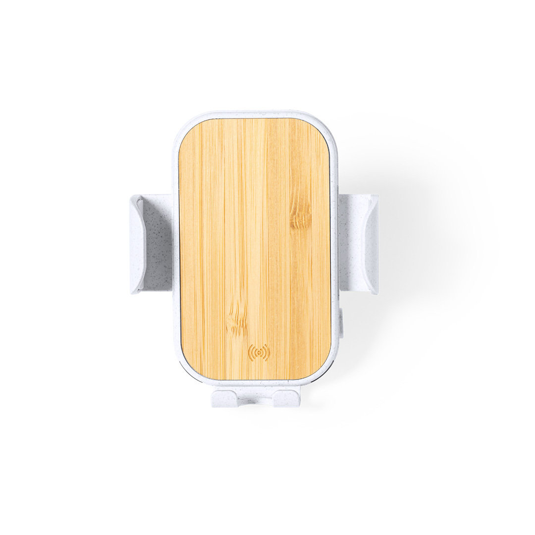 Draadloze Houten Autolader Houder - Lier