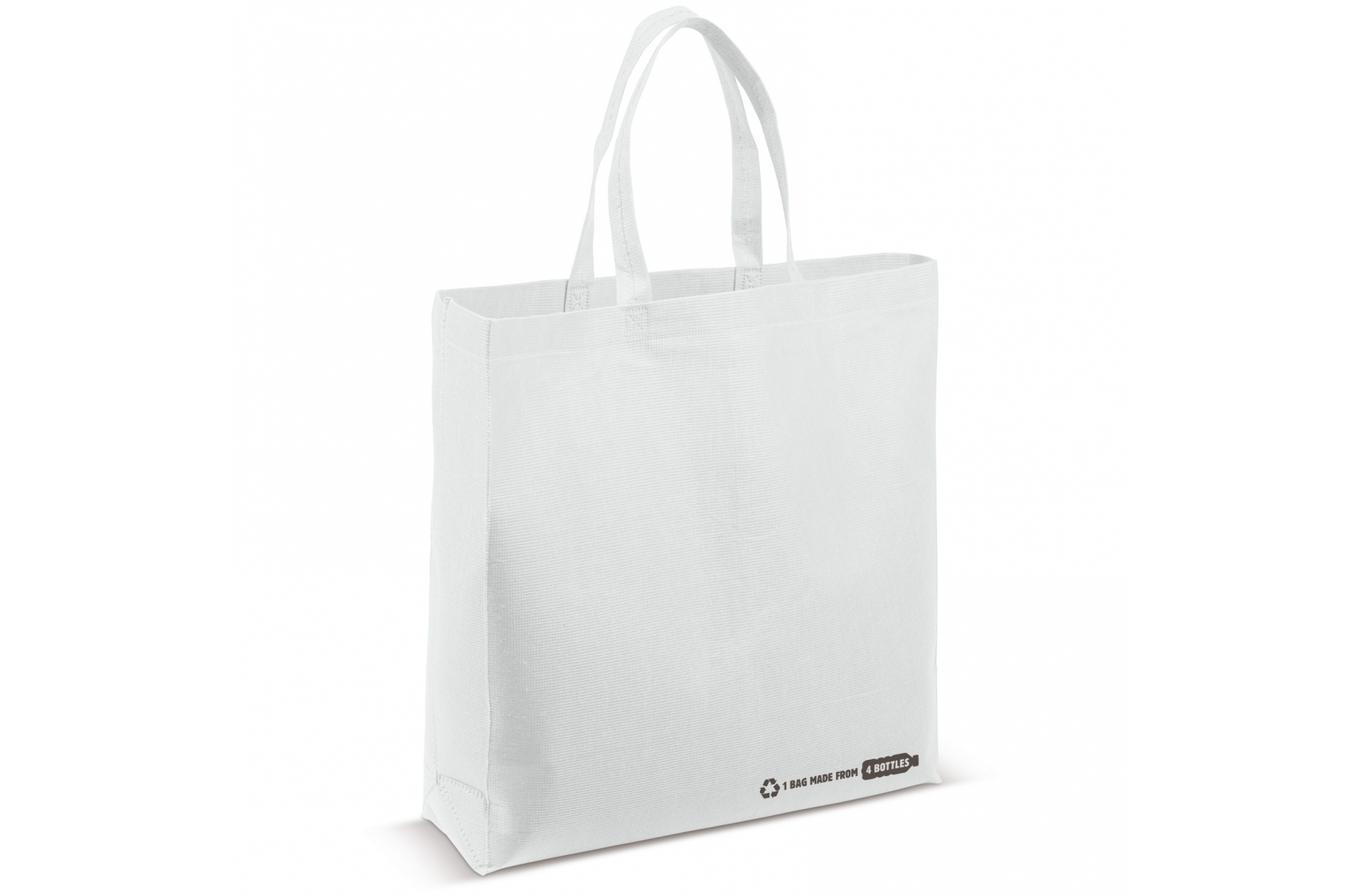 Duurzame Schoudertas R-PET Wit - Herstappe