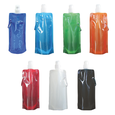 Waterzak met karabijnhaak 500 ml - Herk-de-Stad