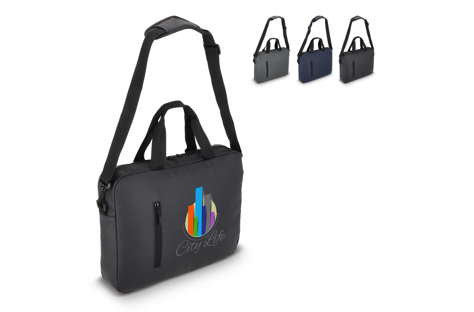 PU SoMa Laptoptas met Schouderriem - Zoutleeuw