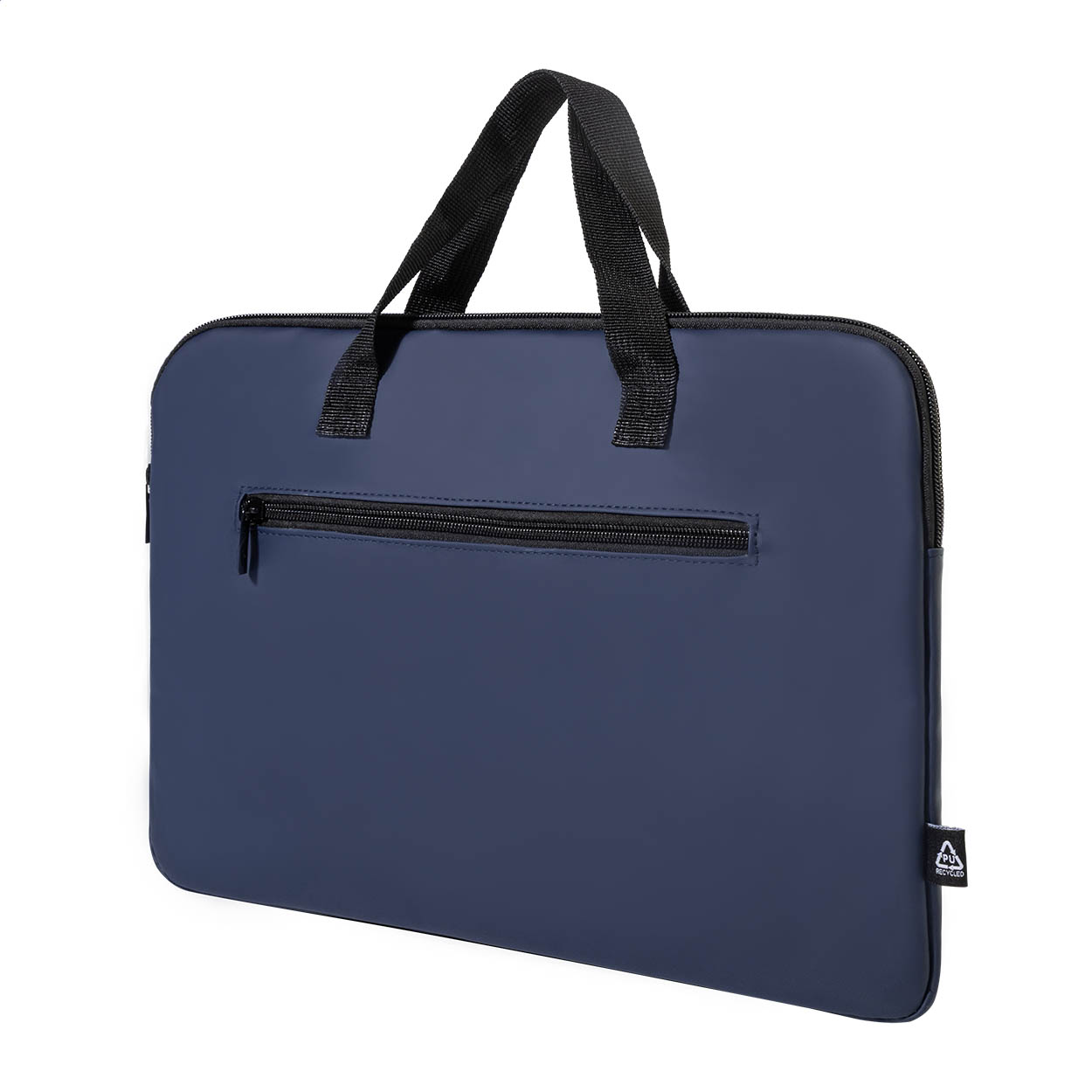 Pubbuk waterdichte laptophoes van gerecycled PU-leer met uw logo