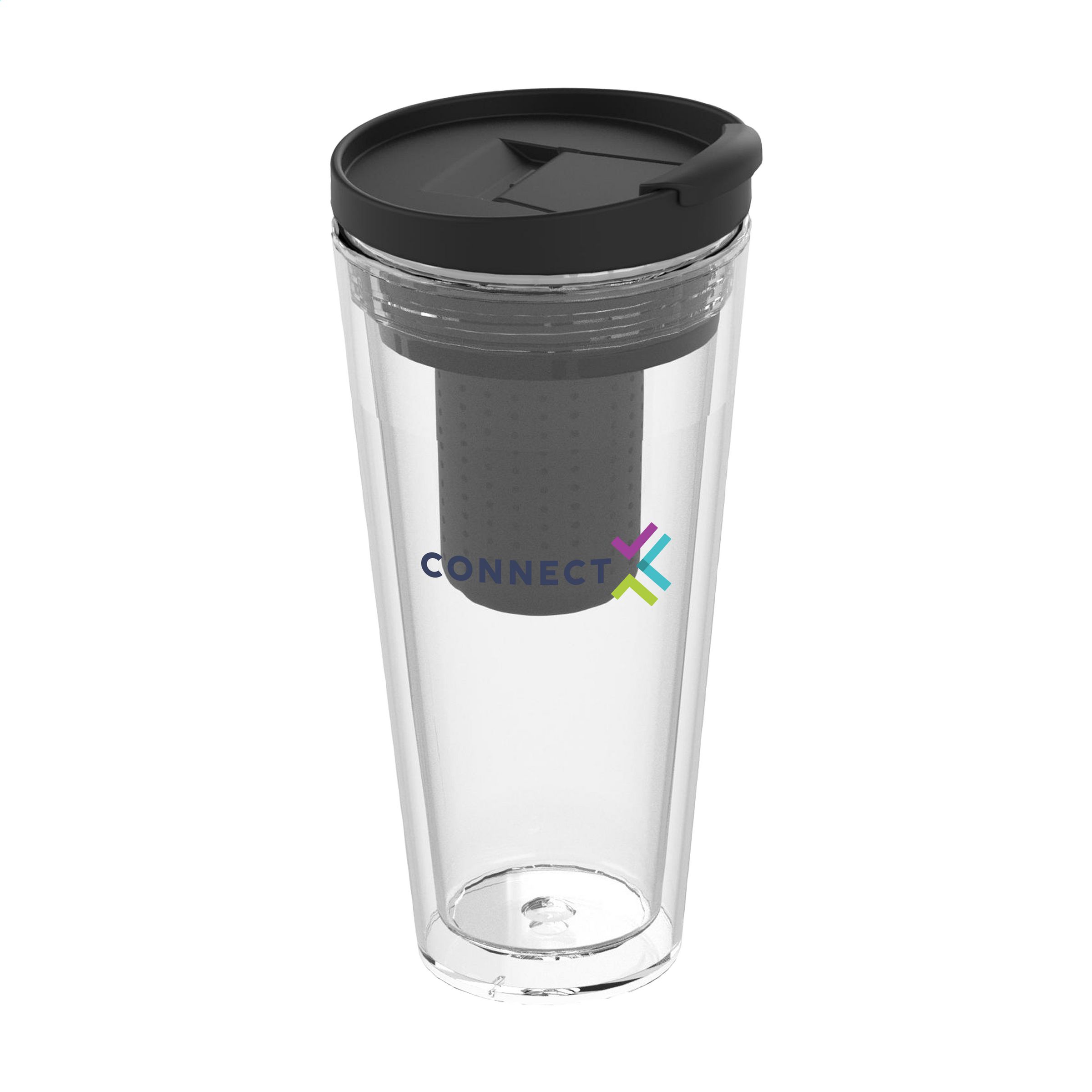 Dubbelwandige Thee Infuser Beker 350 ml - Riemst