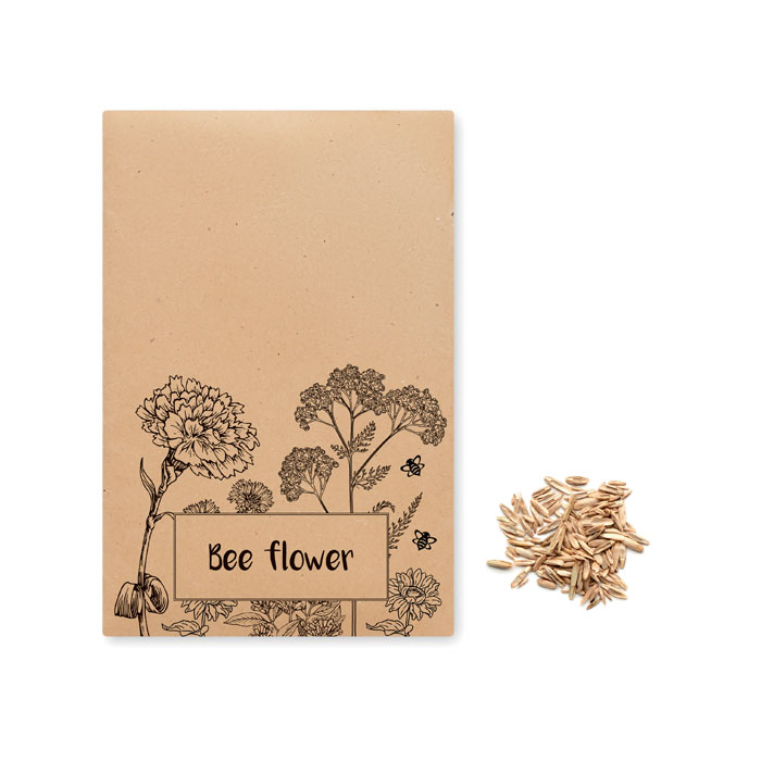 Bijenbloemenmix in Kraft Envelop - Martenslinde