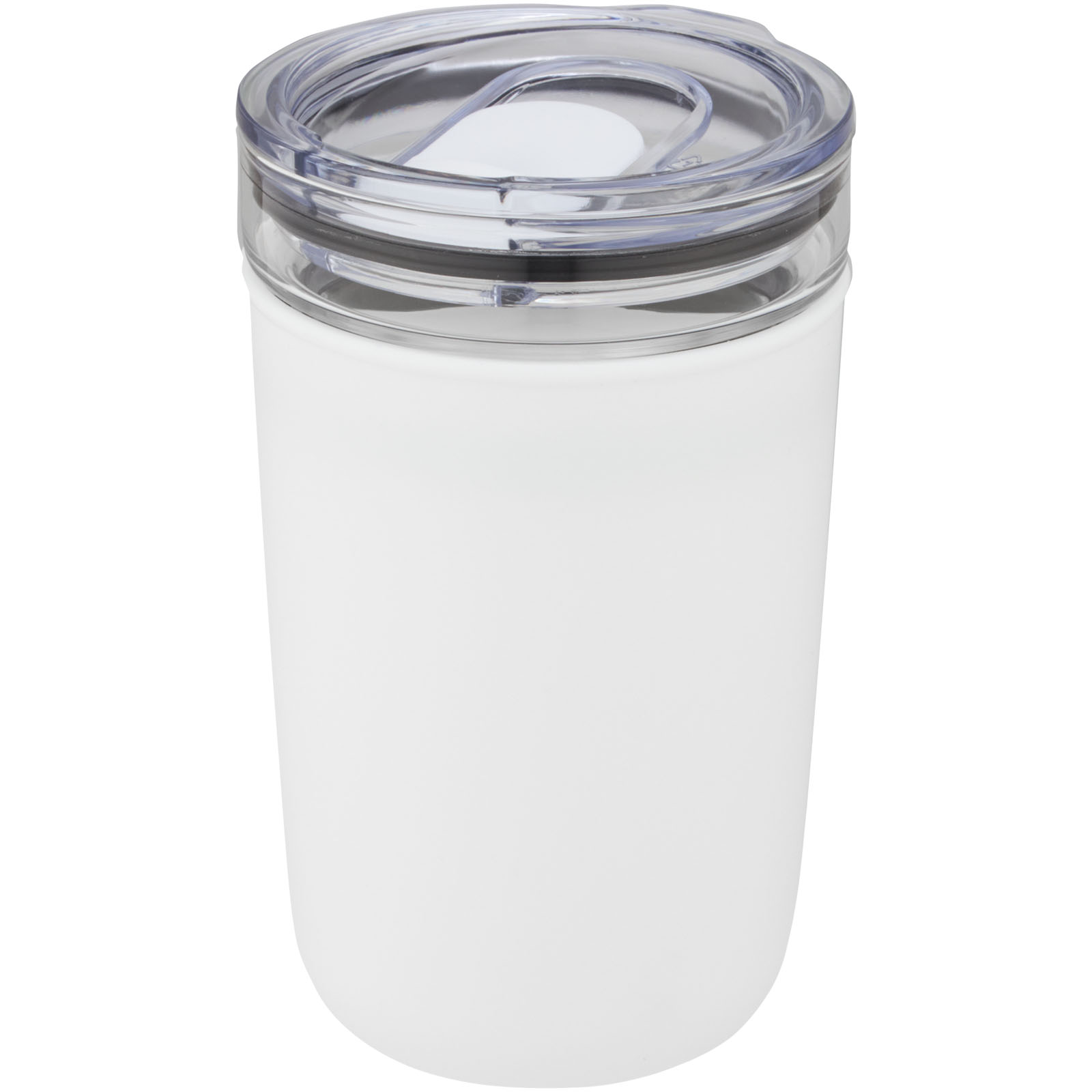 Harmonia 420 ml glazen beker met gerecycled plastic omhulsel - Mortsel