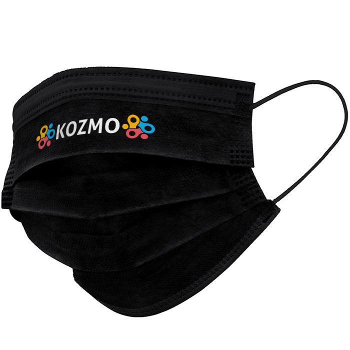 Zwart Chirurgisch Mondmasker voor Volwassenen - Zonhoven