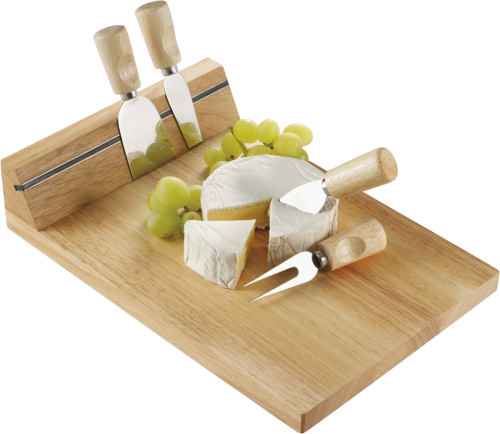 Houten kaasplank met magnetische strip - Waarbeke