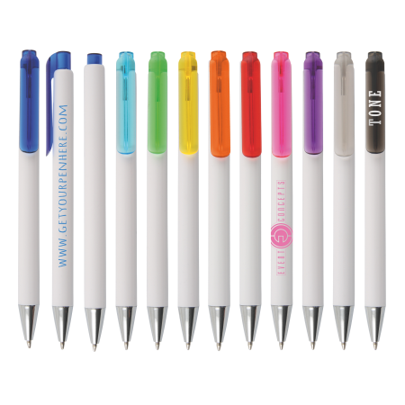 Balpen met Transparante Clip - Asse