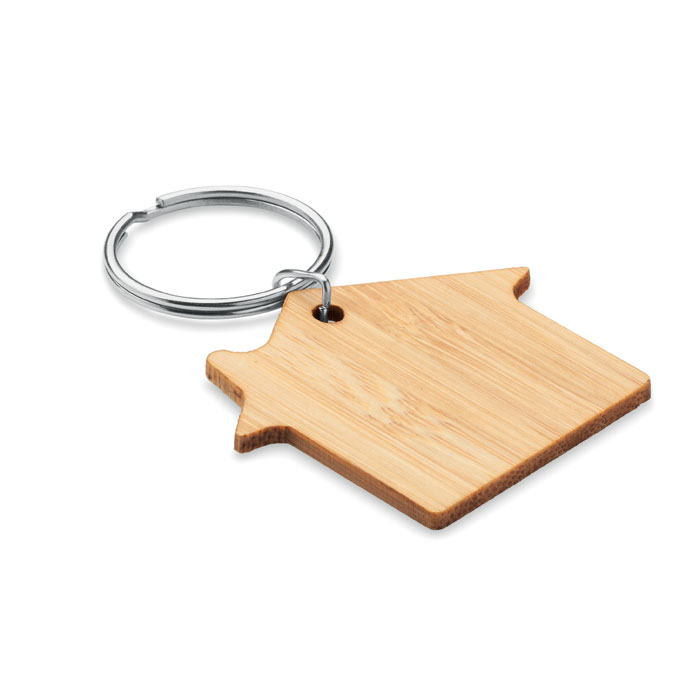 Bamboe Huis Sleutelhanger - Ingelmunster