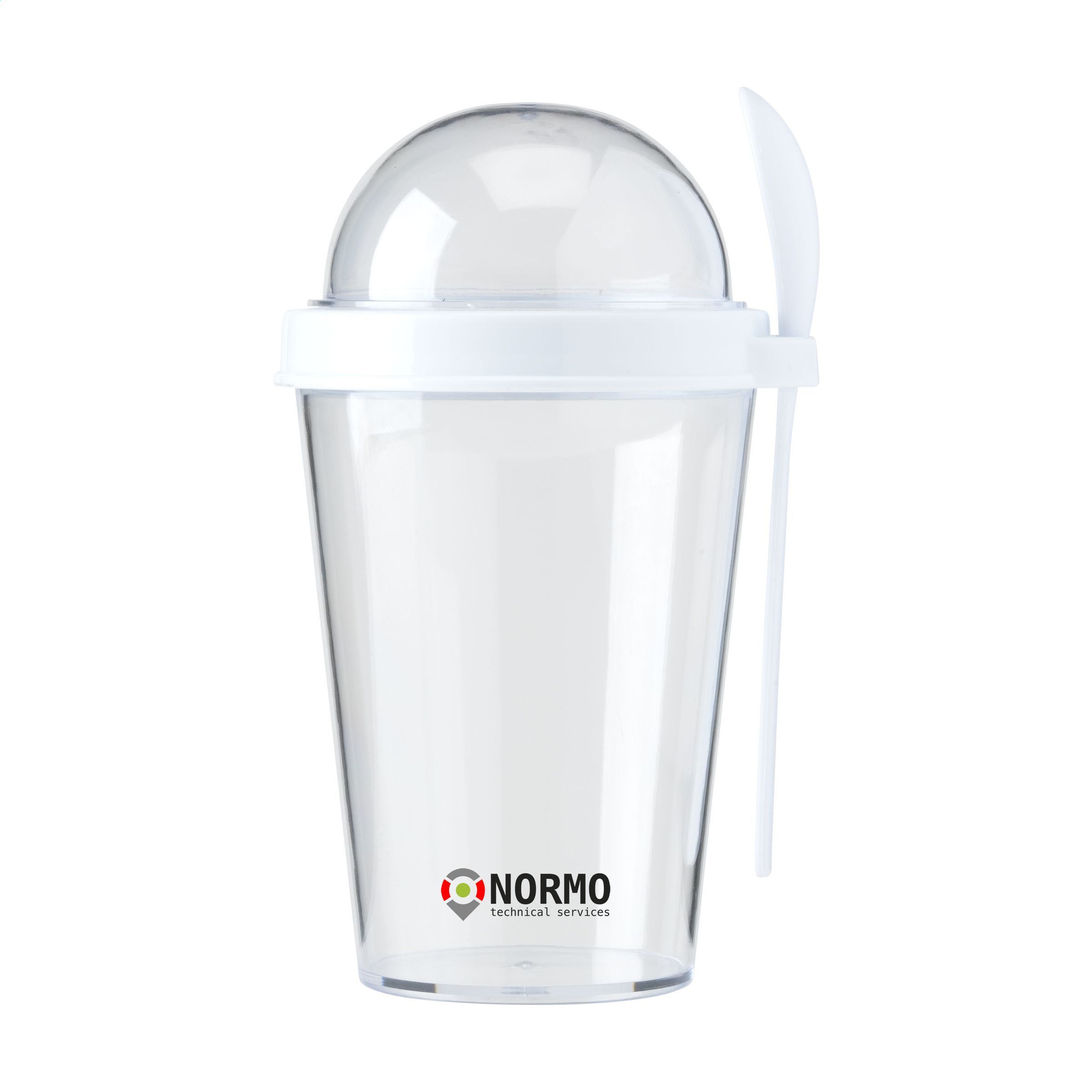 Transparante Yoghurtbeker met Compartiment - Aalst