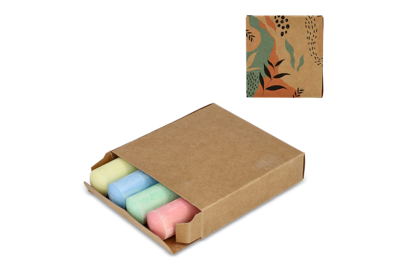 Straatkrijt in Kraft Doos - Ingelmunster