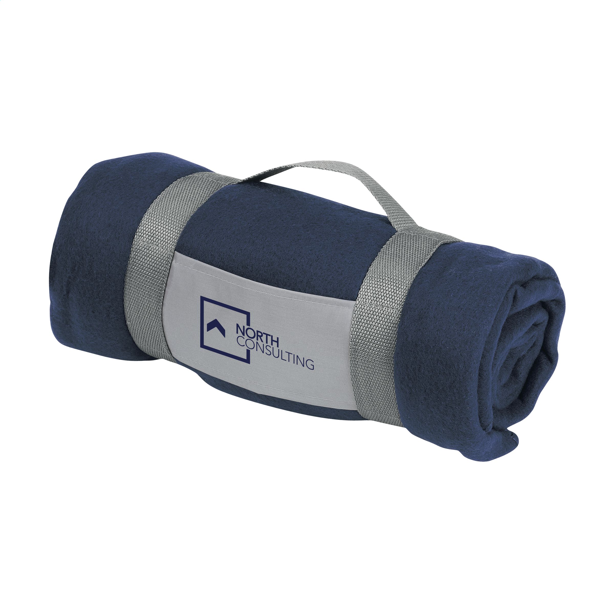 SuperZachte Fleece Deken - Hoeselt bedrukken met logo