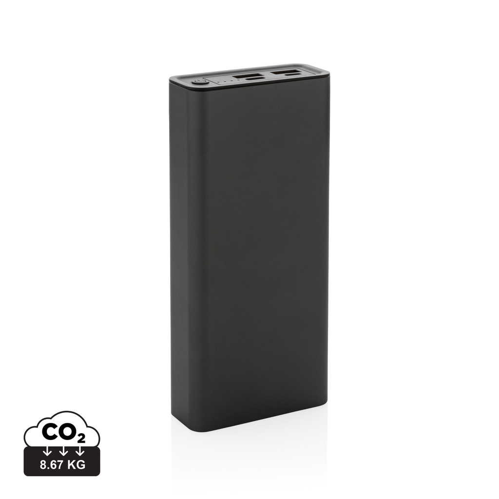 Hercules RCS gerecycled 20W aluminium powerbank 20.000 mAh - Herk-de-Stad