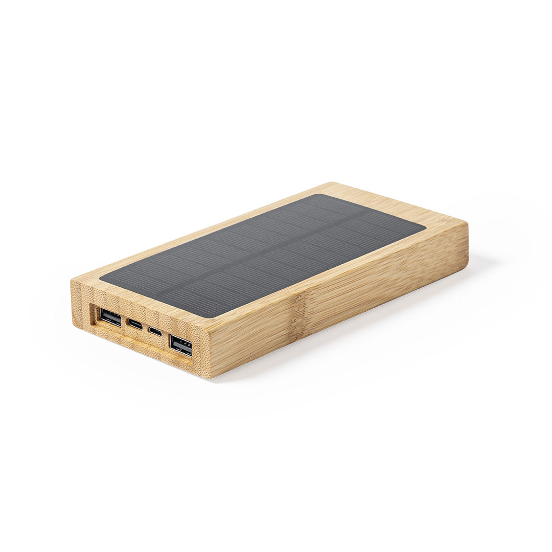 Bamboo Solar Power Bank - Herzele