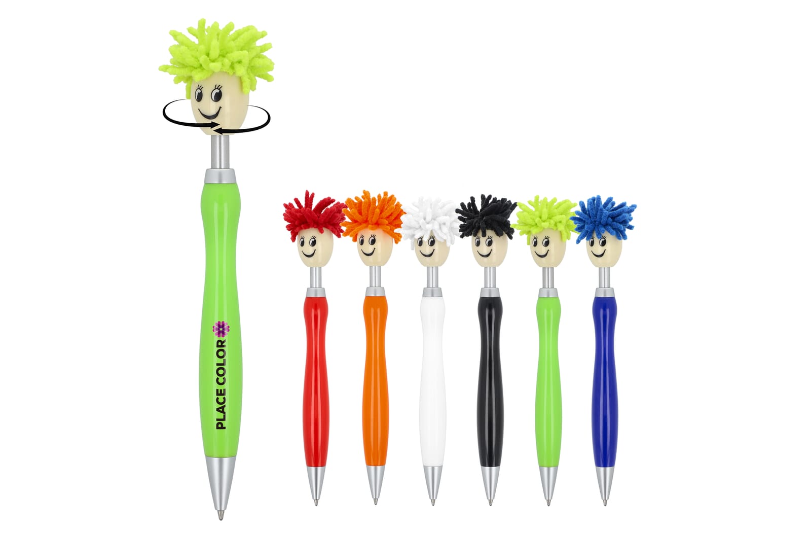 Harige Spinner Pen - Merksplas bedrukken met logo