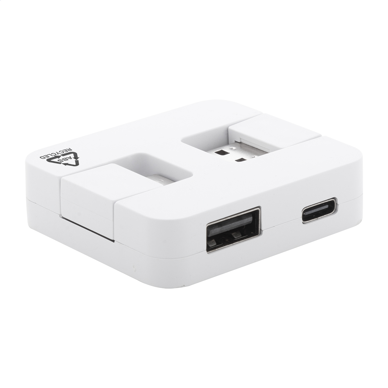 EcoHub USB-C Recycle - Sint-Martens-Leerne bedrukken met logo