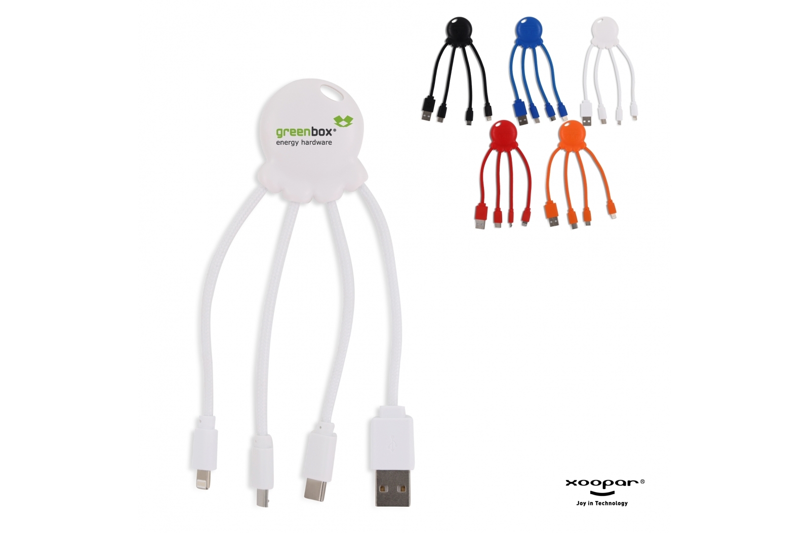 Ecologische Octopus Oplaadkabel - Tienen