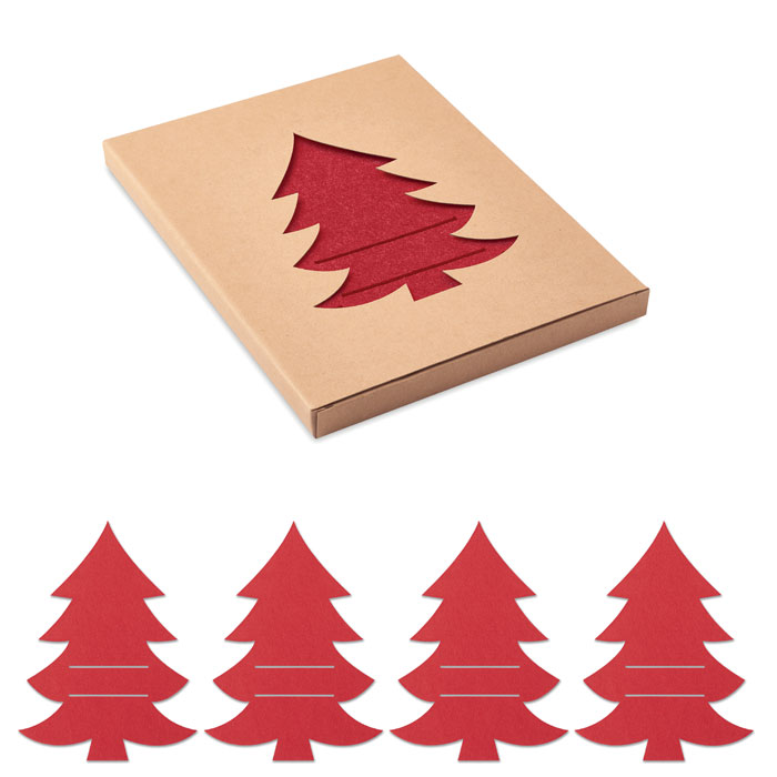 Kerstboom-Serviethouder Set - Sint-Truiden