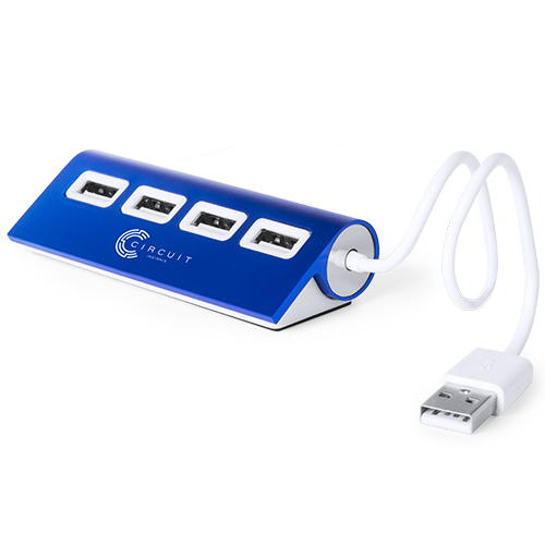 Elegante USB Hub met Aluminium Afwerking - Haaltert