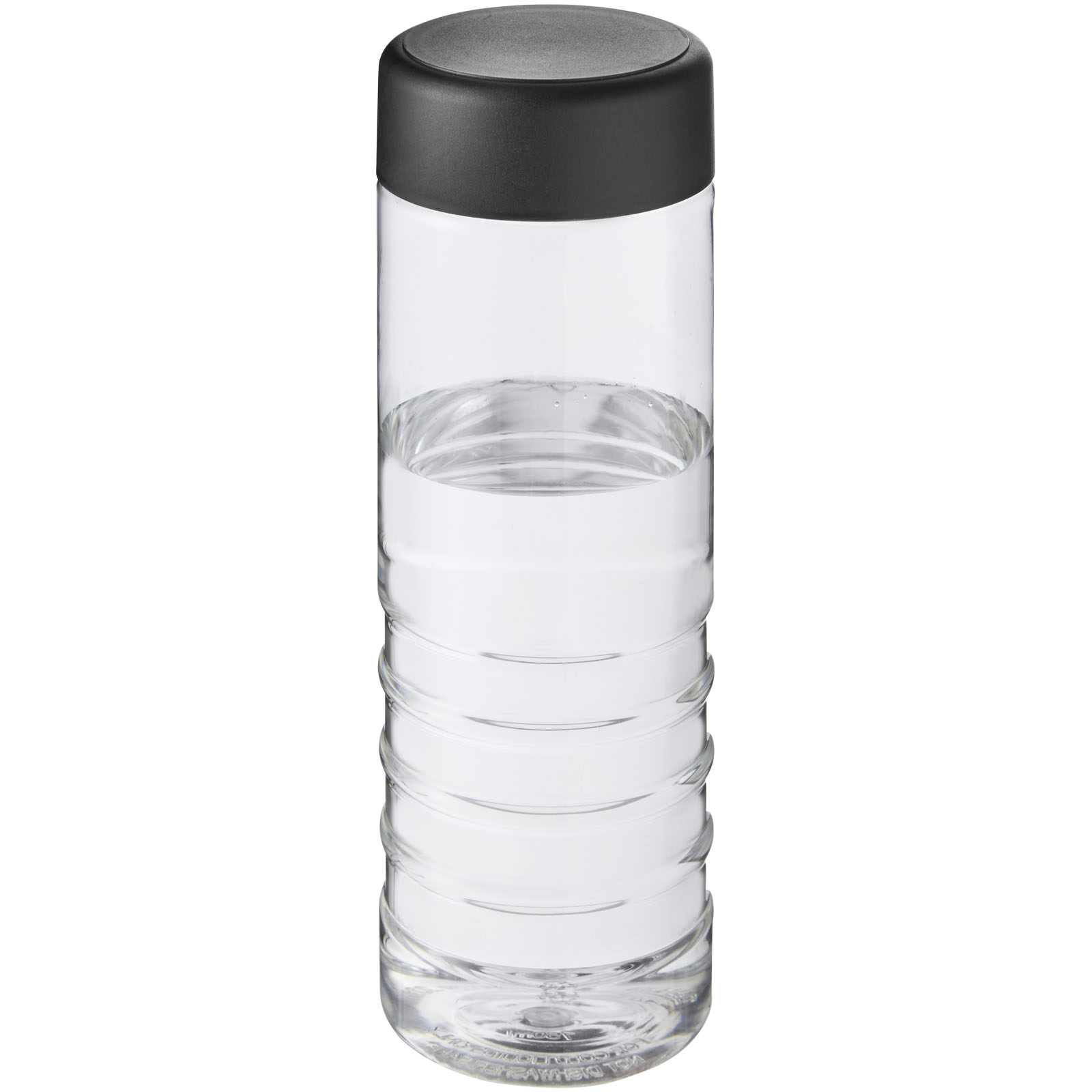 Waterfles met ribbels 750 ml schroefdop - Herne