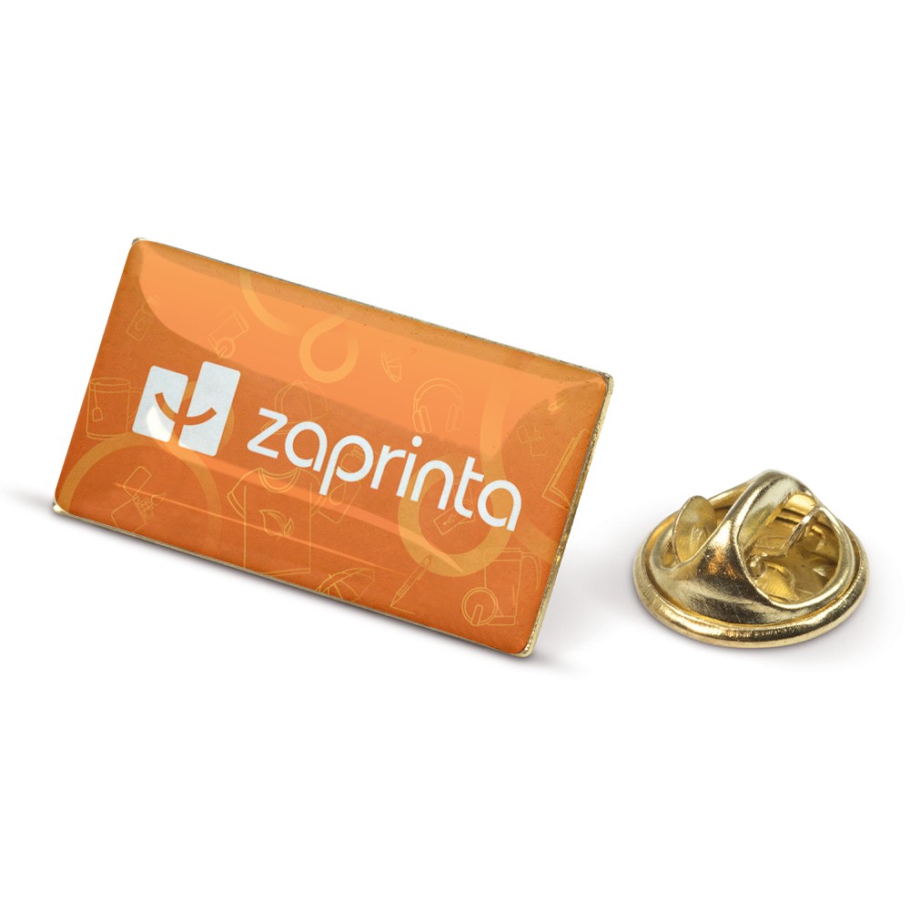 Rechthoekige Metalen Speld - Bree