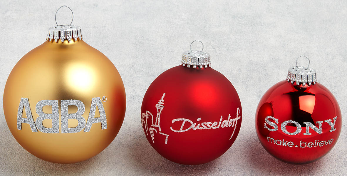 Christmas Baubles Glanz  Ø 7 cm