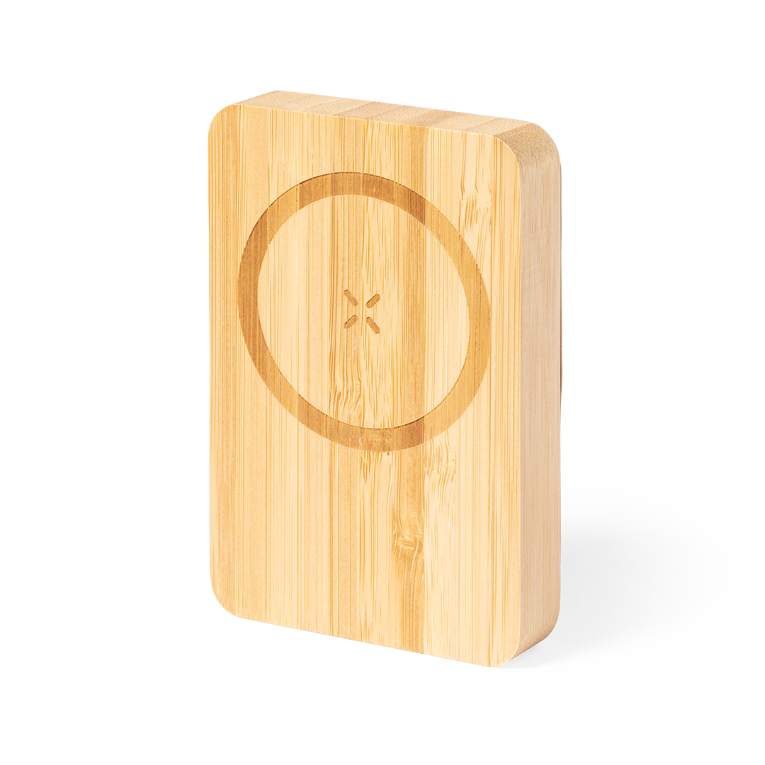 Bamboe Magnetische Powerbank - Meulebeke