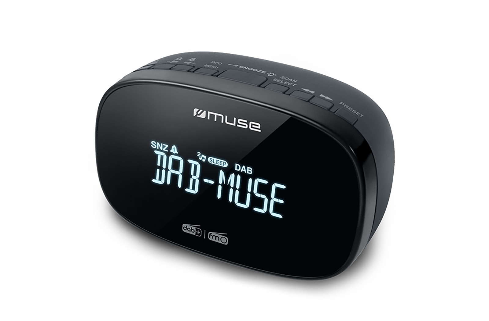 DAB+ Wekker Radio met AUX - Koekelare