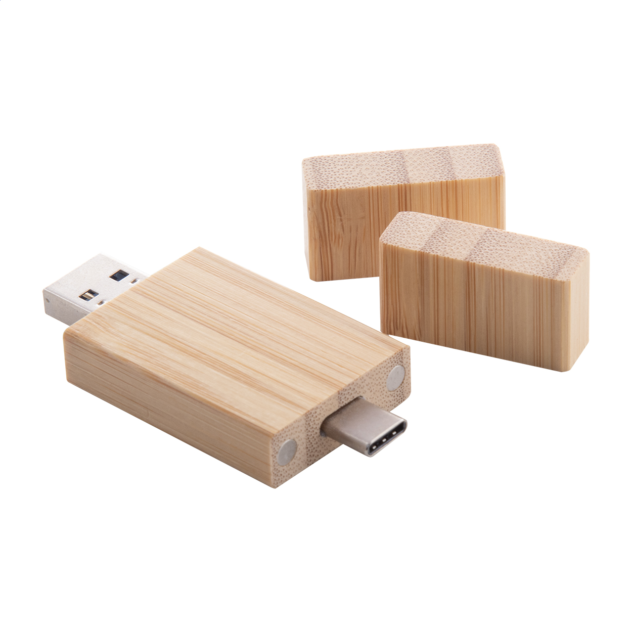 Bamboe OTG USB-stick - Muizen