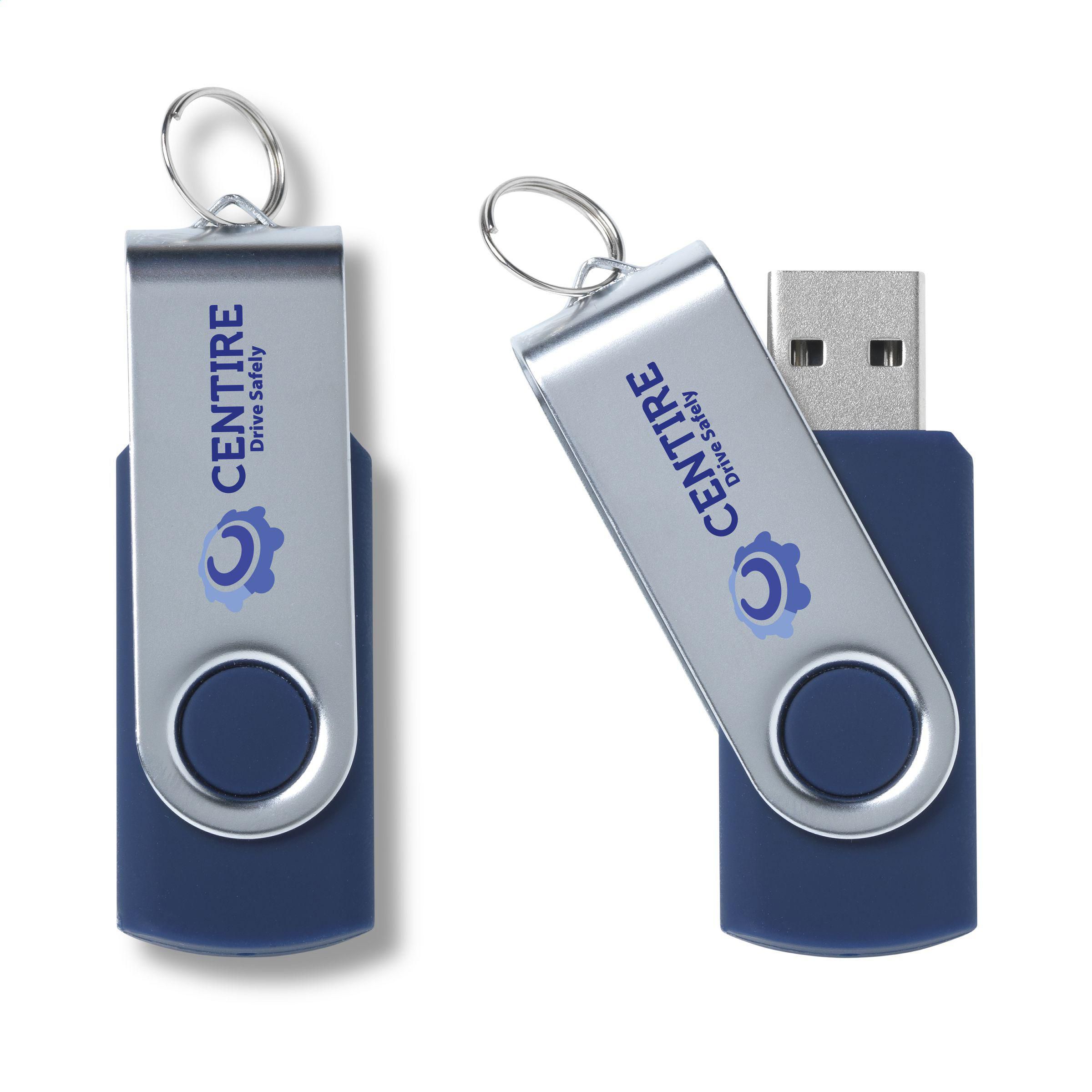 Draaibare USB 4GB - Bever bedrukken met logo