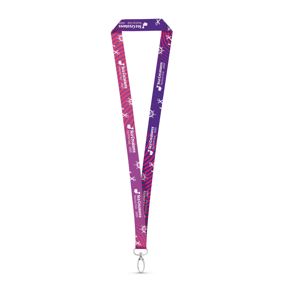 Polyester Sublimation Lanyard with Carabiner - Zutendaal