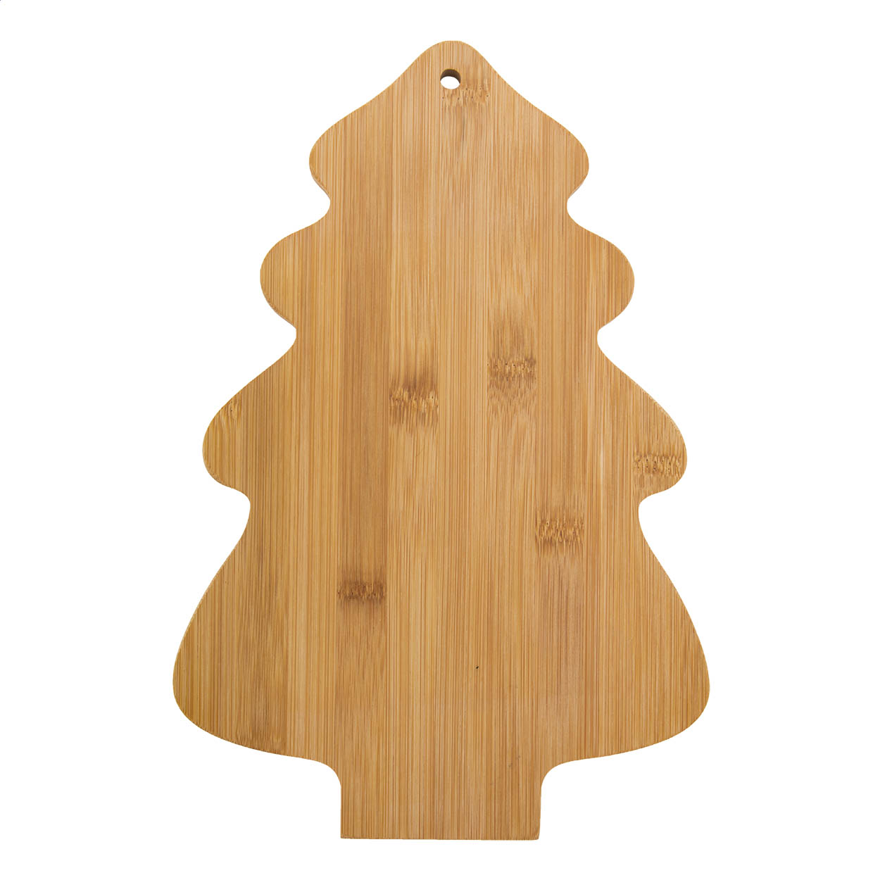 Shiba bamboe snijplank in de vorm van een kerstboom met logo bedrukken met logo