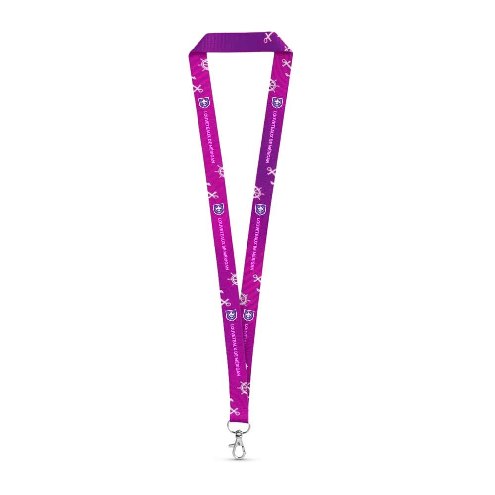 Polyester Sublimation Lanyard with Carabiner - Zutendaal bedrukken met logo