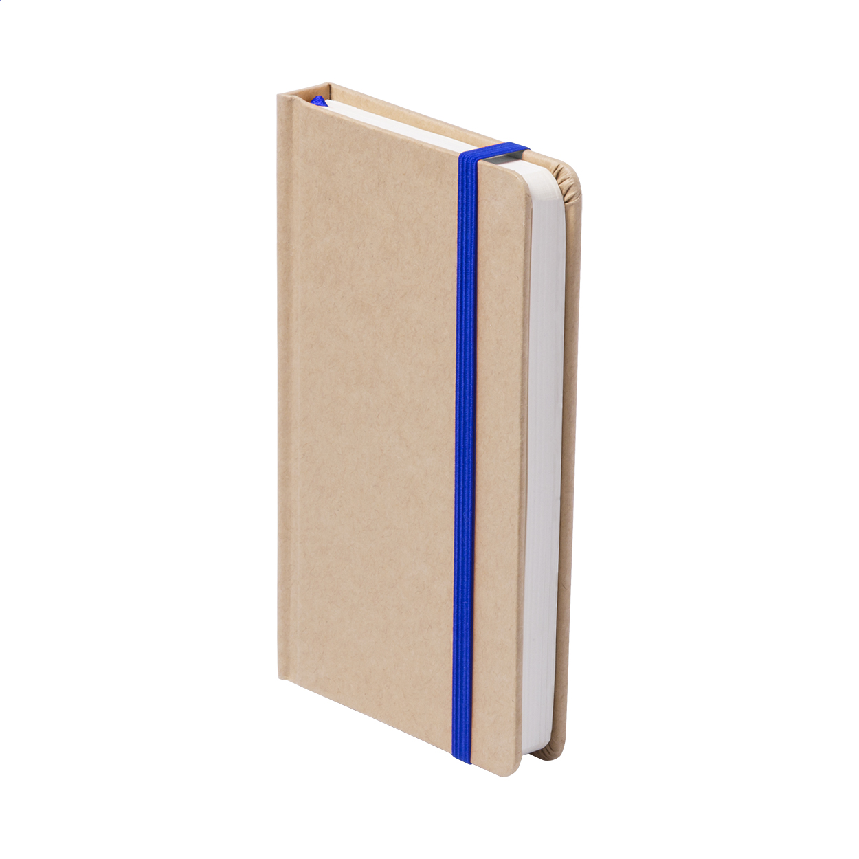 Prunus A6 notitieboek van gerecycled karton met gekleurde bladwijzer