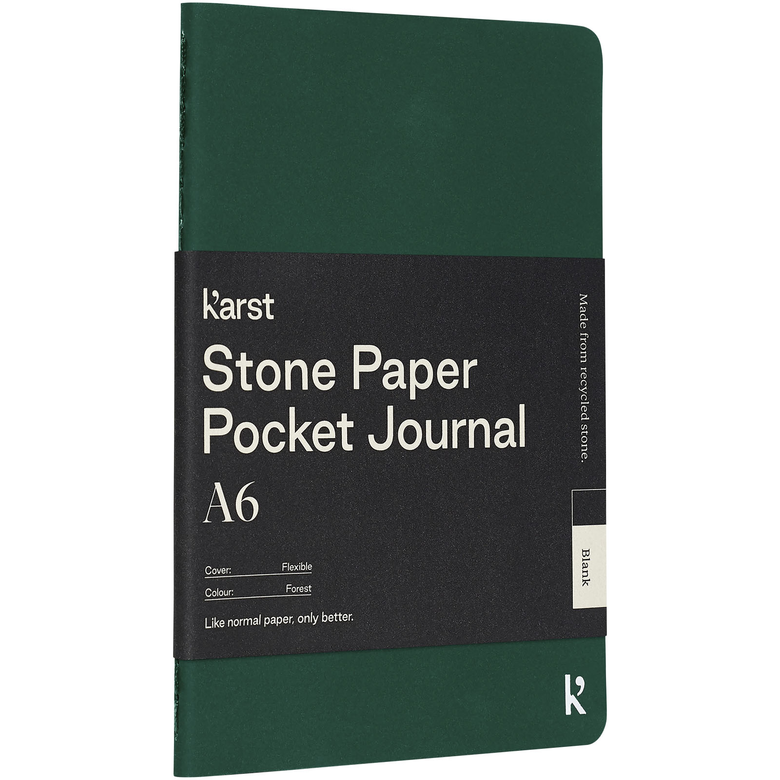Journal de poche Karst® A6 en papier de pierre et à couverture souple - Vierge