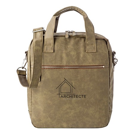 PU laptop schoudertas (13 inch) - Borgloon