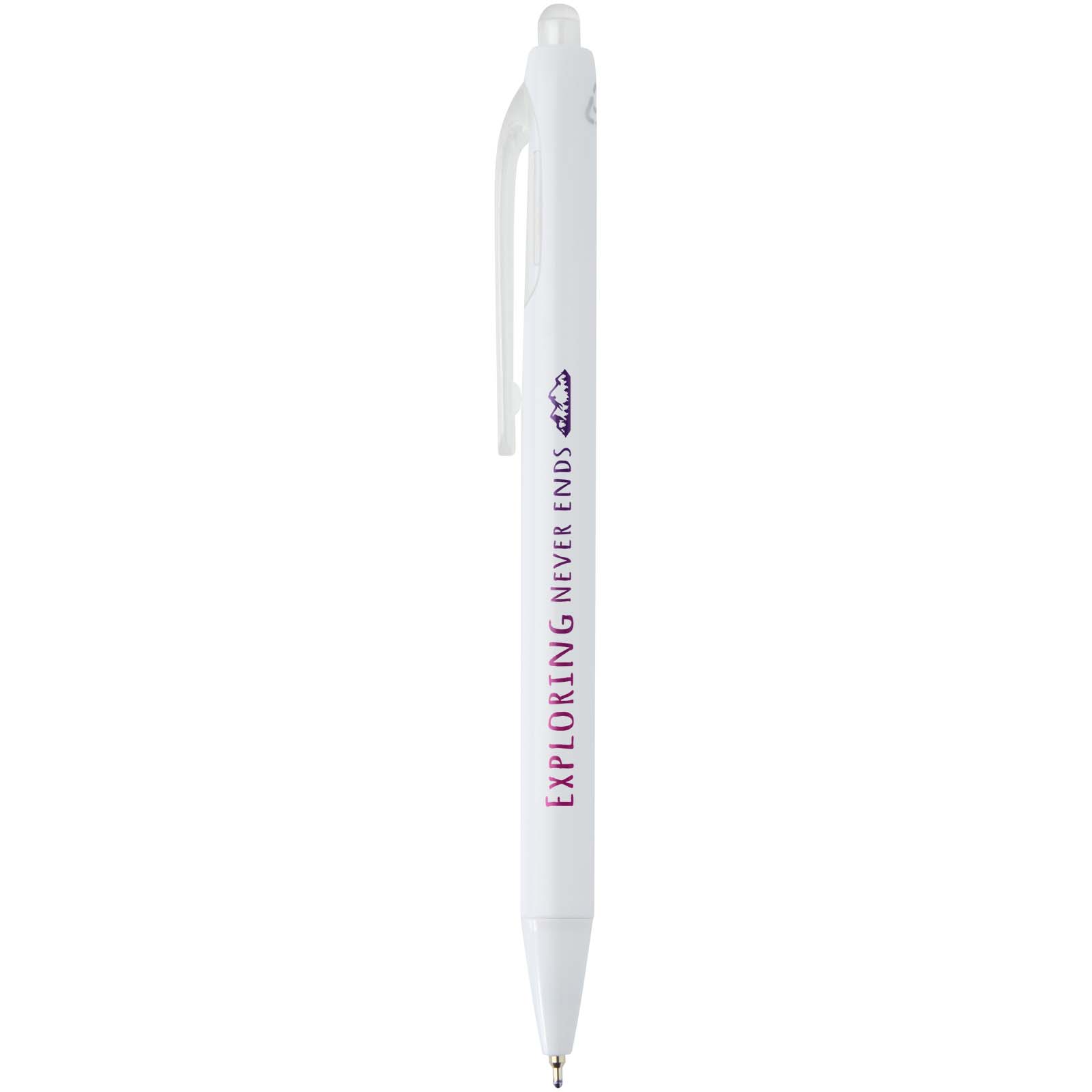 Glen RCS gerecycleerde bi-injectie balpen (blauwe inkt) bedrukken met logo
