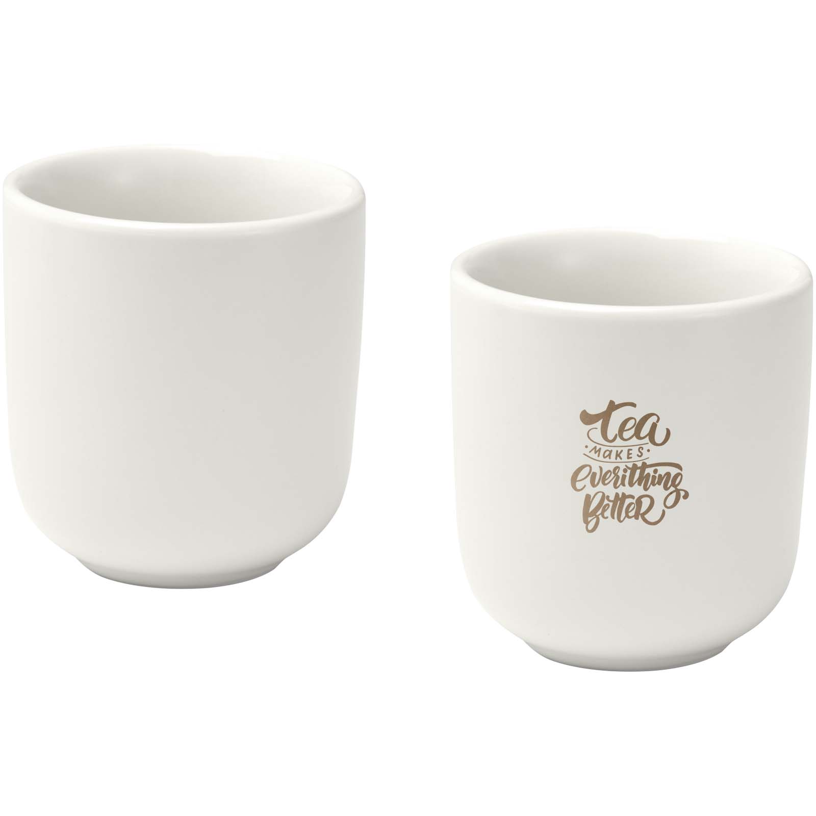 Stijlvolle Espresso Kopjes - Set van 2 - Schelle