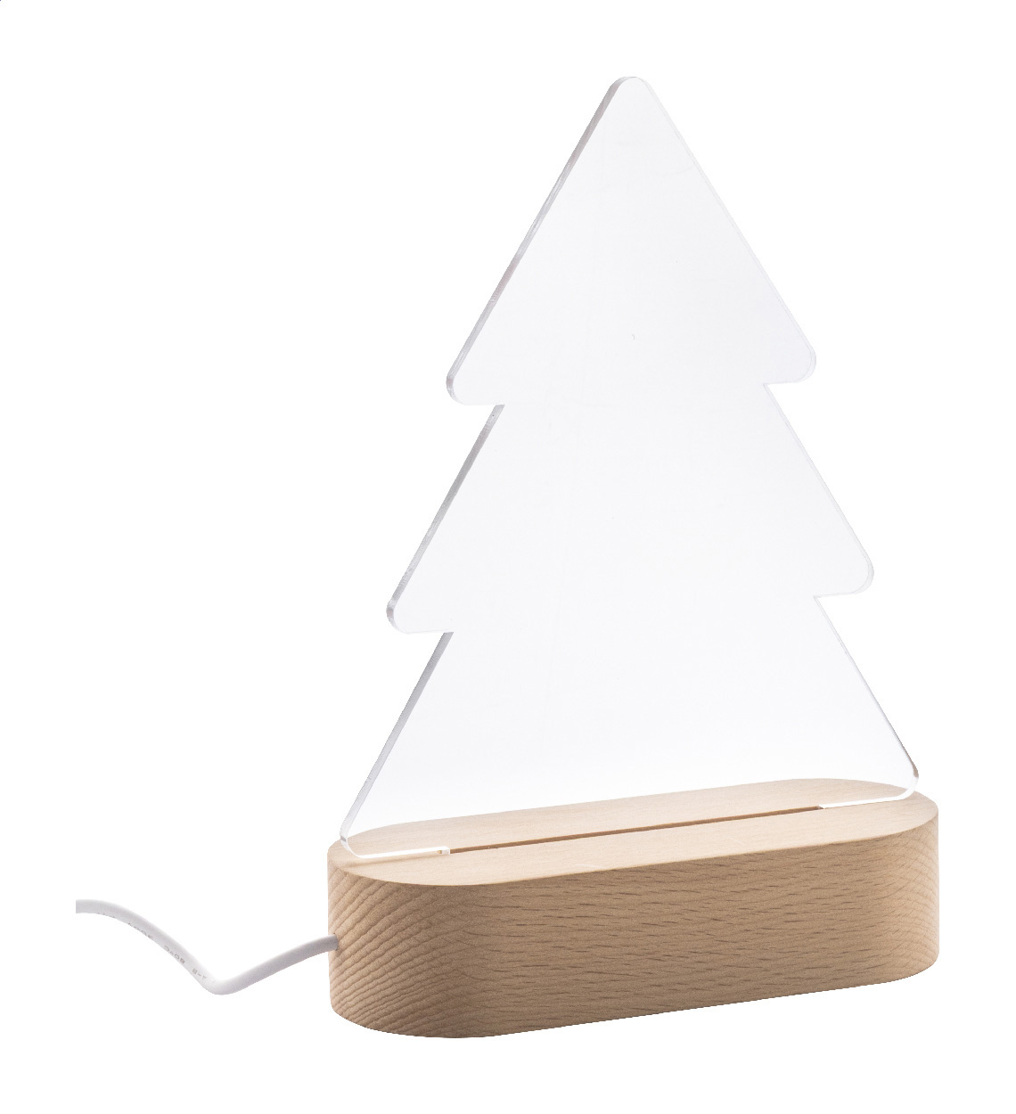 Houten Kerstboom LED Trofee - Meerhout