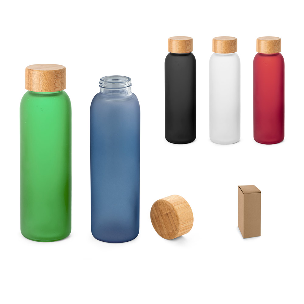 LILLARD GLAS. 520 ml gematteerde glazen fles bedrukken met logo