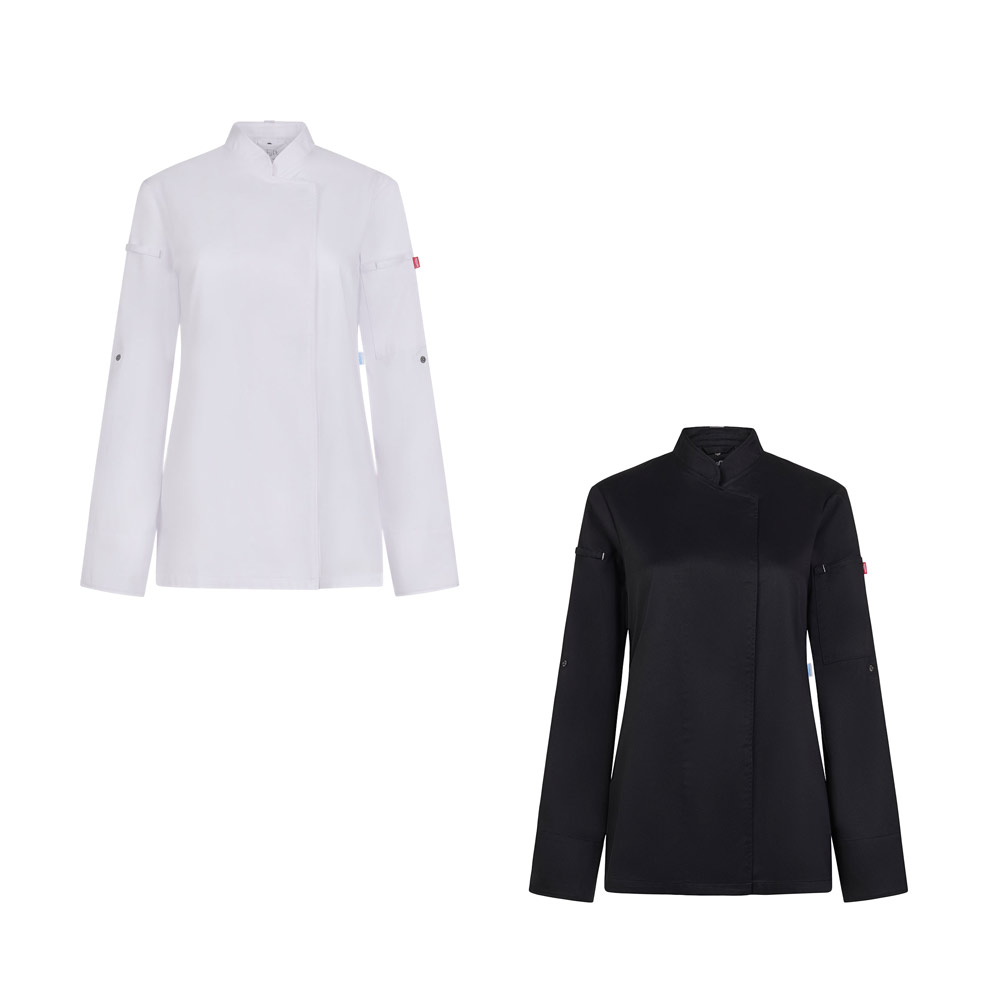 VL THOTH. Keukenjas voor dames (190 g/m²) gemaakt van katoen (35%) en gerecycled polyester (65%)