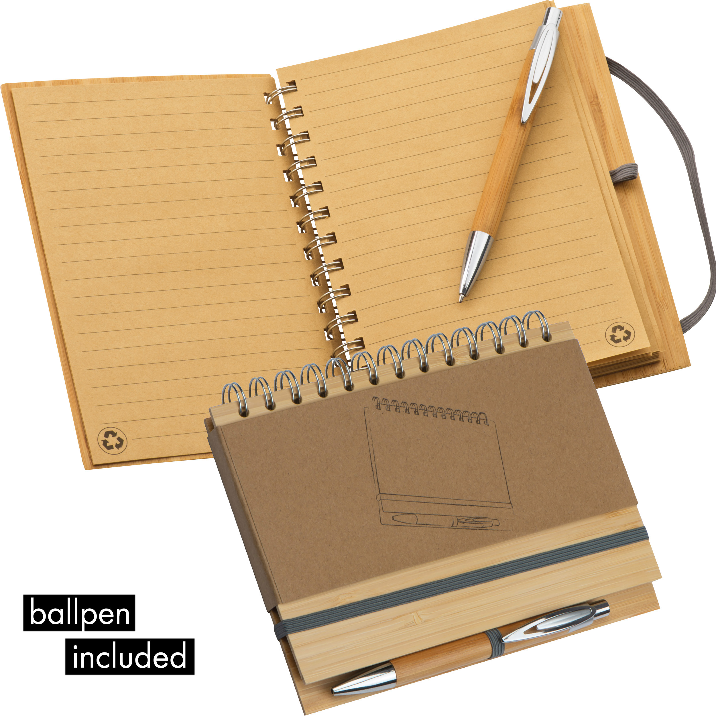 Bamboe Notitieblok A5 - De Haan