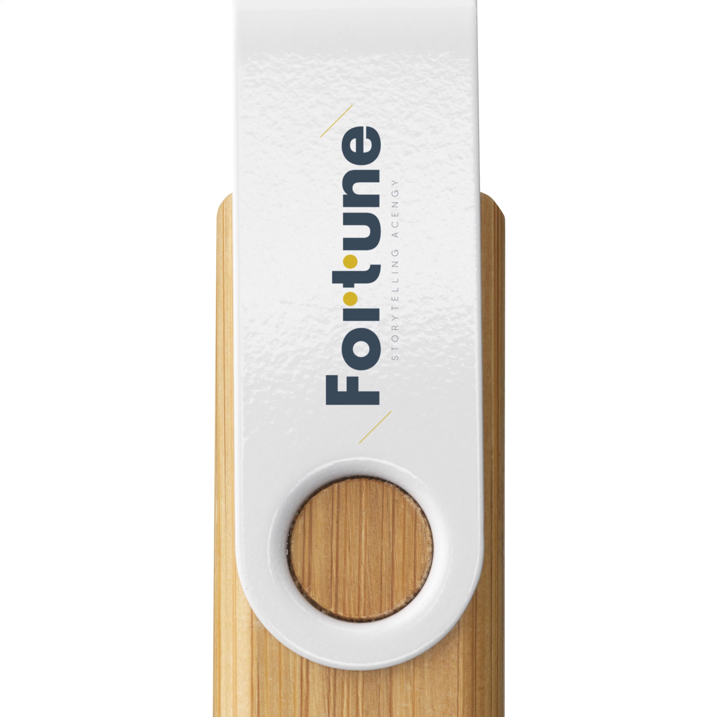 Draaibare Bamboe USB 8 GB - Assenede
