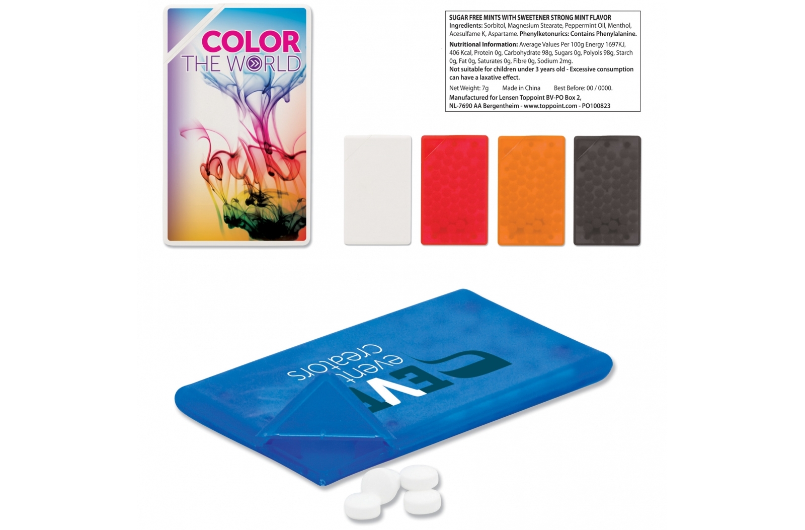 Pepermuntdoosje met Doseersysteem - Waregem