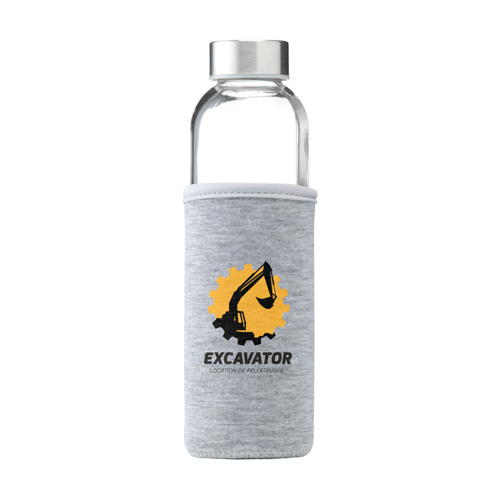 Eco-vriendelijke glazen drinkfles 500 ml - Brakel