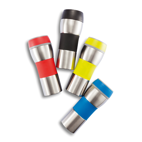 Dubbelwandige lekvrije drukkruik, zwart - Landen