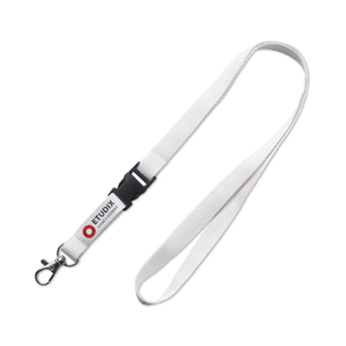 Gerecycled PET band met gesp - Geel